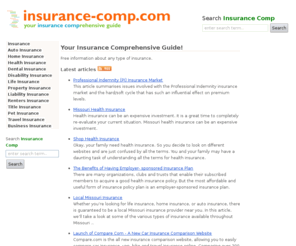 insurance-comp.com: Insurance-Comp.com - Your Insurance Comprehensive Guide
Your Insurance Comprehensive Guide - Free information about any type of insurance.