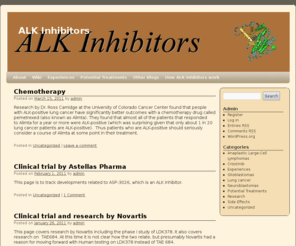alkinhibitor.com: ALK Inhibitors
 ALK Inhibitors -  