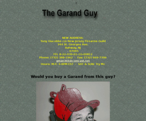 garandguy.com: M1 Garand gun
M1 collector of gun parts.  Order and purchase garand guns. Also a seller for the M1 garand beretta and a description of parts.