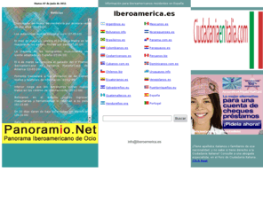 moderador.info: Iberoamerica.es - Inmigrantes Iberoamericanos en España
Productos y servicios para extranjeros e información actualizada, para inmigrantes Iberoamericanos en España