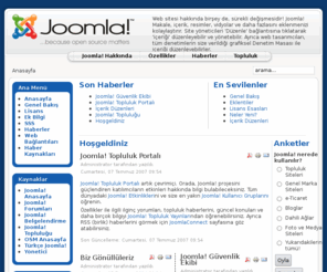 misakimilli.com: Hoşgeldiniz
Joomla - devingen portal motoru ve içerik yönetim sistemi