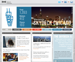 searstowerskydeck.com: Skydeck Chicago
The Skydeck is open daily offering spectacular views spanning up to four states, a one-stop Chicago experience full of interactive exhibits and…The Ledge, a glass balcony experience extending four feet outside the 103rd floor of Willis Tower!