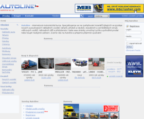 autoline-eu.cz: Těžké stroje na prodej. Nákladní vozidla, tahače, autobusy, zemědělské a stavební stroje
Nákladní vozidla, autobusy, zemědělské a stavební stroje z Evropy. Všechny typy těžkých vozidel na prodej. Nová a ojetá vozidla