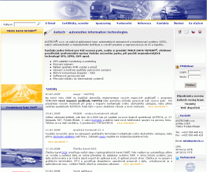 axitech.cz: Axitech: automotive information technologies - gps monitoring, gprs, gsm, záznamové a monitorovací systémy (truck data memory)
AXITECH - automobilové záznamové a monitorovací systémy (gps, gprs, gsm), velkoobchodní a maloobchodní distribuce, projekty a zapracovávání do IS a logistiky. Truck Data Memory