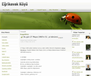 egrikavakkoyu.com: Eğrikavak Köyü Web Sitesi
Eğrikavak Köyü resmi web sitesi.