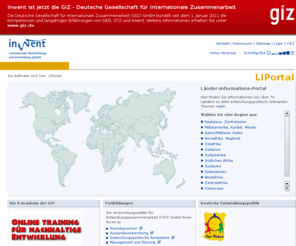 liportal.org: LIPortal - Länderinformationsportal (LIS InWEnt)
LIPortal