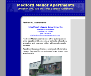 medfordmanorapartments.com: Medford Manor Apartments - Medford Manor Apartments
Fairlfield Al Apartments Medford Manor