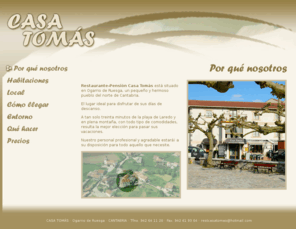 casatomasogarrio.es: Restaurante-Pensión Casa Tomás :: Ogarrio de Ruesga :: CANTABRIA
