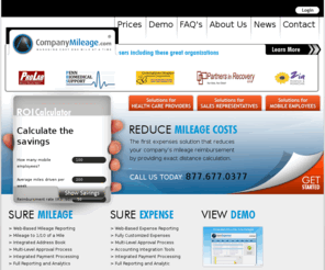 trackmileage.com: Mileage reimbursement by Company Mileage Home
Reduce mileage costs with Company Mileage. Improve mileage with Company Mileage's solution that reduces your company's mileage reimbursement.