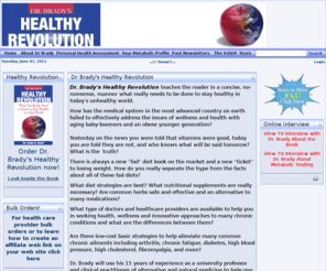 drbradybook.com: Healthy Revolution >  Home
Dr David Brady's Healthy Revolution