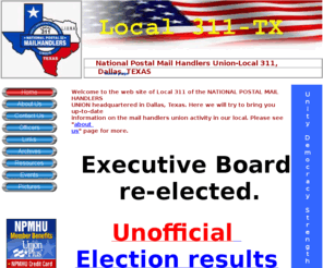 local311tx.com: Local311tx
National Postal Mail-handlers union, Local311 texas