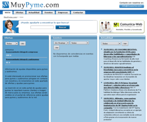 muypyme.es: ayudas pymes - ayudas autonomos
El portal mas completo con total información sobre ayudas para pymes y autonomos. Infórmese de todas las ayudas para pymes y autonomos que hay en la actualidad en muy pyme 