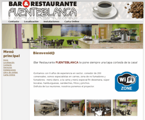 fuenteblanca.es: CAFE & RESTAURANTE FUENTE BLANCA - Inicio
Joomla - sistema de gerencia de portales dinámicos y sistema de gestión de contenidos