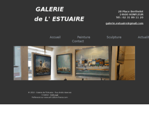 galerie-estuaire-honfleur.com: Galerie de l'Estuaire - Accueil
