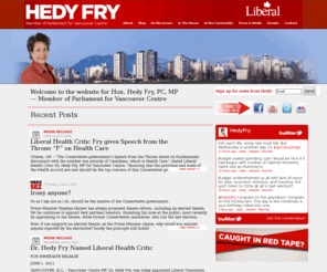 hedyfry.com: Hedy Fry – MP for Vancouver Centre | Member of Parliament for Vancouver Centre
Hedy Fry, MP for Vancouver Centre.