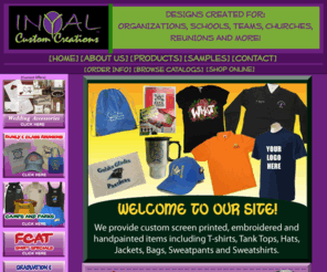 inyalcreations.com: Inyal Custom Creations - Home
Custom designed printed apparel and other great items.