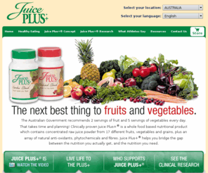 julie-pianto.biz: Juice Plus+® - Juice Plus Official Homepage
Juice Plus+ home page: Juice Plus+ is the next best thing to eating fruits and vegetables. 