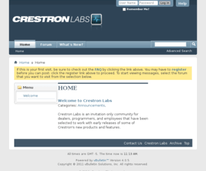 crestronlabs.com: Crestron Labs Content - Home
Home