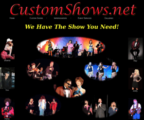 customshows.net: Custom Shows - Home
Private site for booking agents. Not to be indexed in search engines.