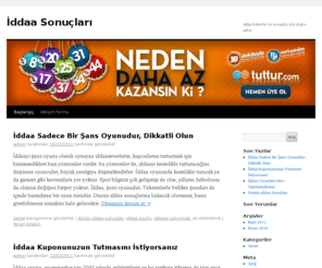 dununiddaasonuclari.com: iddaa Sonuçlarıyla Alakalı Bilgiler
iddaa sonuçlarını öğrenebileceğiniz siteleri yayınlıyoruz