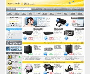 elektronik-star.com: Elektronik Star - Online Shop fr gnstige Elektronik, DJ Equipment, Beschallung, Audio Hifi, TV & Car Hifi
Gnstige Unterhaltungselektronik bei Elektronik Star. Sicher, bequem & schnell, mit einem Monat Widerrufsrecht, Trusted-Shop-Siegel und Tiefpreisgarantie gnstig einkaufen.