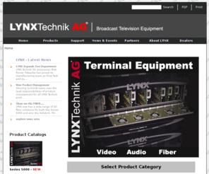 lynxtechnik.mobi: LYNX Technik AG: Startpage
Broadcast Television Equipment Manufacturer