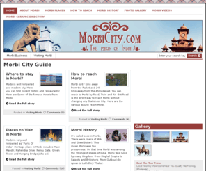 morbicity.com: Morbi, Morbi City Guide | Morbi Gujarat, Morbi India
Information about Morbi city and places in and around it. Your Ultimate guide to Morbi City, History, Ceramics and Wall Clocks industries.