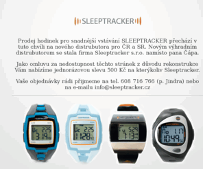 sleeptracker.cz: Hodinky na spaní SLEEPTRACKER | Budík SLEEPTRACKER
