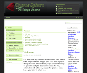 allthingsgnome.com: All Things Gnome! <:{
Joomla! - the dynamic portal engine and content management system