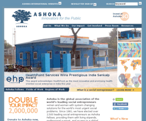 ashokapartner.org: Front Page | Ashoka.org
Ashoka is the global association of the world’s leading social entrepreneurs.