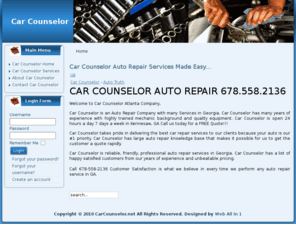 carcounselor.biz: Car Counselor Auto Repair Services Made Easy...
Car Counselor