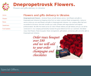 dnepropetrovsk-flowers.com: Flowers and gifts delivery in Ukraine. | Dnepropetrovsk Flowers., Flowers and gifts delivery in Ukraine
Send flowers to Dnepropetrovsk and all other Ukraine cities.