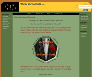 mobaccounts.com: Mobster Accounts
