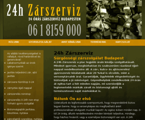 zarszerviz-budapest.net: 24h Zárszerviz - Zárak, ajtók, lakatosmunkák Budapesten és körnékén. Hívjon minket! 06 1 8159000
Zárproblémák elhárítása, ajtónyitás, lakatosmunkák Budapest körnékén. Hívjon minket!  06 1 8159000