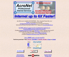 acronet.net: AcroNet Professional Internet Services Inc. Kenosha WI USA
