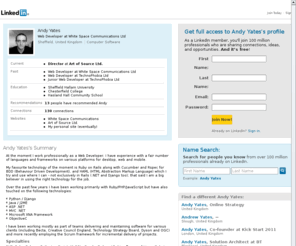 andrew-yat.es: Andy Yates  | LinkedIn
View Andy Yates's professional profile on LinkedIn.  LinkedIn is the world's largest business network, helping professionals like Andy Yates discover inside connections to recommended job candidates, industry experts, and business partners.