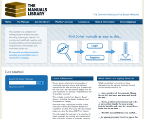 kwik-fix.co.uk: Boiler Manuals - Gas Boiler Manuals - Oil Boiler Manuals Installation & Servicing Manuals
The FIRST, the LARGEST and only FULLY SEARCHABLE online resource of boiler manuals. The definitive resource for boiler manuals. The Manuals Library hosting the United Kingdoms largest independent collection of Gas and Oil Boiler Manuals and Installation and Servicing Manuals