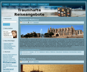 reiseangebote.in: Die schönsten Reiseziele und romantische Urlaubshotels » Traumhafte Reiseangebote
Spanien Mallorca, Türkei Antalya, Griechenland Rhodos, Island Reykjavík, Balearen