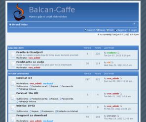 balcan-caffe.net: Balcan-Caffe • Index page
Mjesto gdje si uvijek dobrodošao