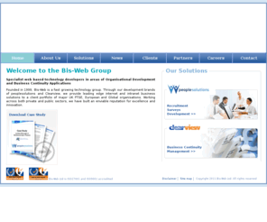 bis-web.com: Bis-Web Group Ltd - Internet & Intranet Business Solutions
Bis-Web develop tailored Internet & Intranet business solutions. Custom built, open ended technology for SME and FSTE corporates. The next step in Internet communications. 