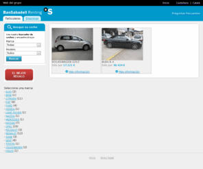 bsrentingvo.com: BanSabadell Renting - VO
Consulte nuestro catalogo de vehículos de ocasión procedente de BS AutoRenting.