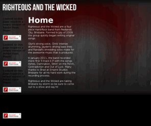 righteousandthewicked.com: Righteous and the Wicked - Home
