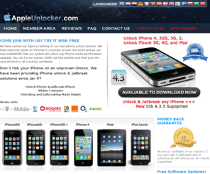 appleunlocker.com: AppleUnlocker.com| Unlock iPhone| Jailbreak iPhone| Jailbreak iPad
AppleUnlocker iPhone Unlocking and Jailbreaking Software that is continually updated . The Software will also Jailbreak iPad and Jailbreak iTouch.  The only unlock solution that jailbreaks and unlocks iPhone 2, iPhone 3G, iPhone 3GS, iPhone 4 iPad iPad 2 and Apple Touch.