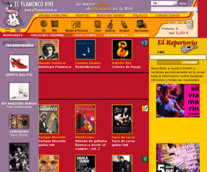 elflamencovive.com: Flamenco. Tienda Virtual
Flamenco. Tienda de Flamenco. Cante, guitarra, baile. Todos los discos de flamenco. Shows Flamencos. Tienda de discos