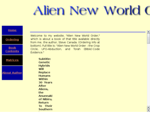 aliennewworldorder.com: Alien New World Order - Steve Canada
Bible Codes show Anunnaki in Babylon by 2010, their genetic grey hybrids replace humans by 2041.