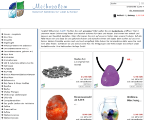 heilsteine-de.info: Methusalem Online Shop
Methusalem Online Shop - Methusalem Verlags-Gesellschaft mbH