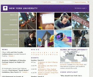 nyu.edu: New York University

