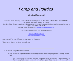 pompandpolitics.com: Pomp and Politics - Message Board for Thoughtful Political Discussion
Pomp and Politics - Message Board for Thoughtful Political Discussion