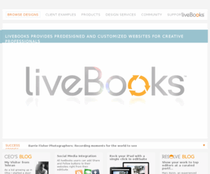 corneliagoldsmith.net: liveBooks: Website Designers and Website Templates with Free Trial
Website designers and website templates with free trial. liveBooks provides easy to use, functionally rich, award-winning websites for photographers, designers and other creative professionals that make it easy for you to engage your market, attract prospects, get customers.