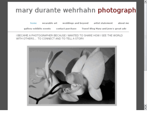 marywehrhahn.com: Mary Wehrhahn
photographer and jewelry designer